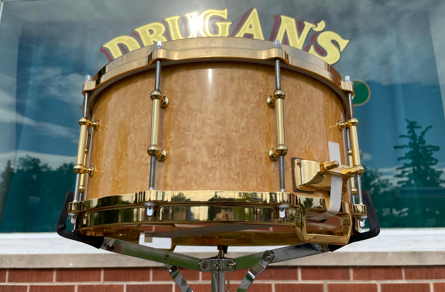 N.O.S. 2000 Ludwig 6.5x14 Limited Edition Millennium Snare Drum Birdseye Maple