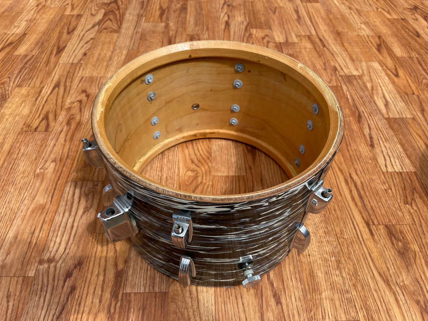 12" Ludwig Oyster Black Pearl 70's 3ply