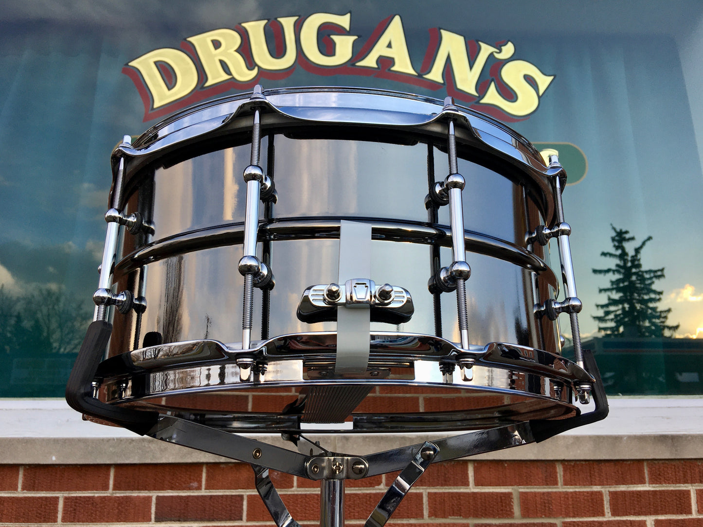Ludwig 6.5x14 LB417T Black Beauty Tube Lugs Snare Drum