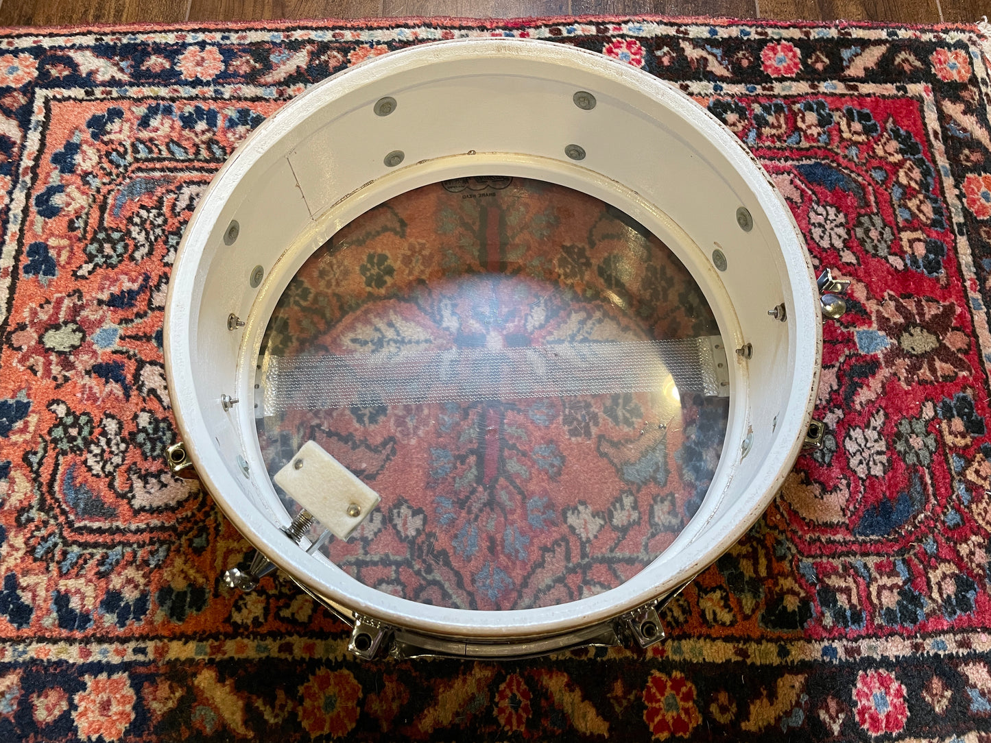 1966 Ludwig 5x14 Jazz Festival Snare Drum Burgundy Sparkle