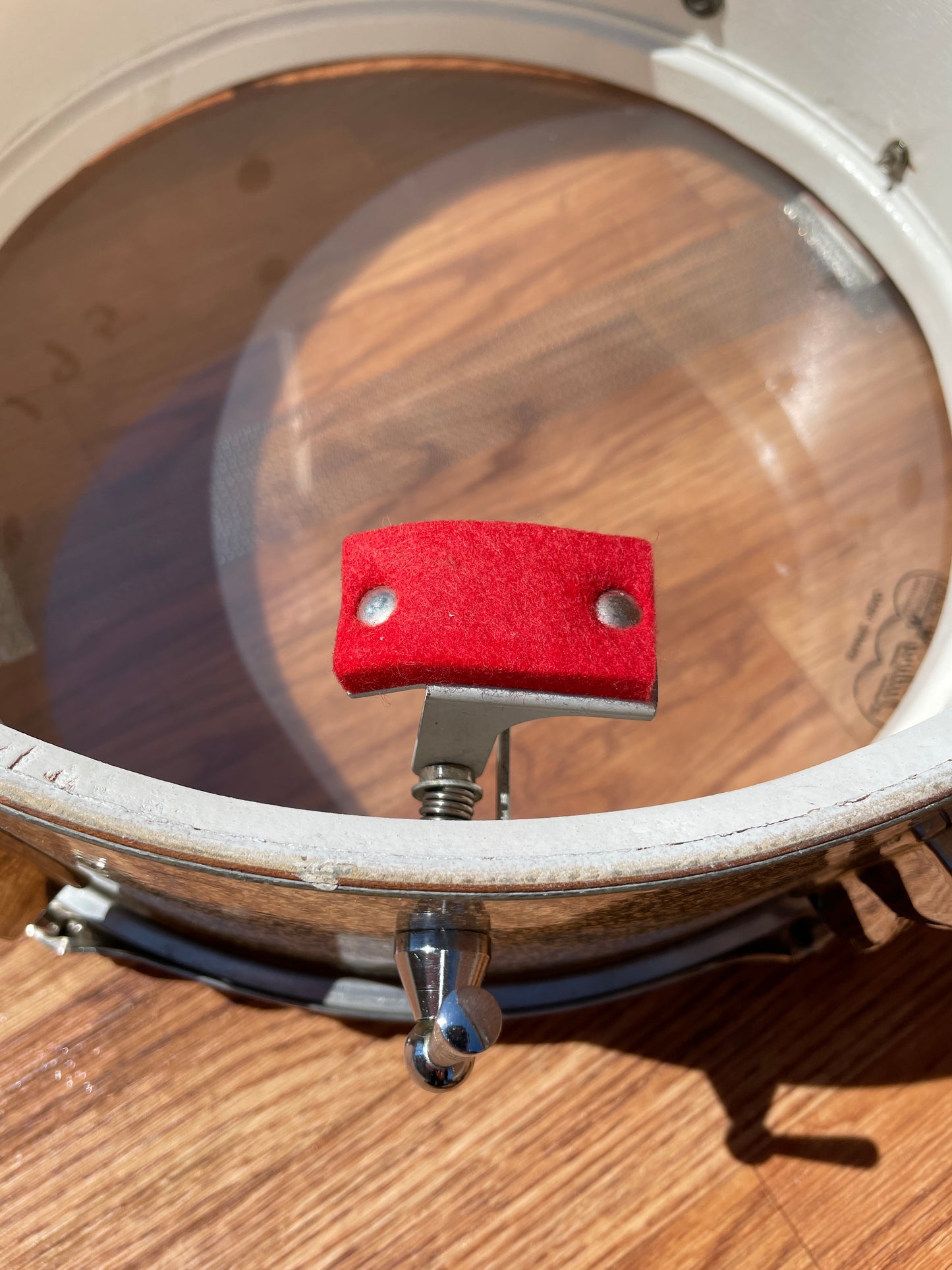 1963 Ludwig 5x14 Pioneer Snare Drum Silver Sparkle