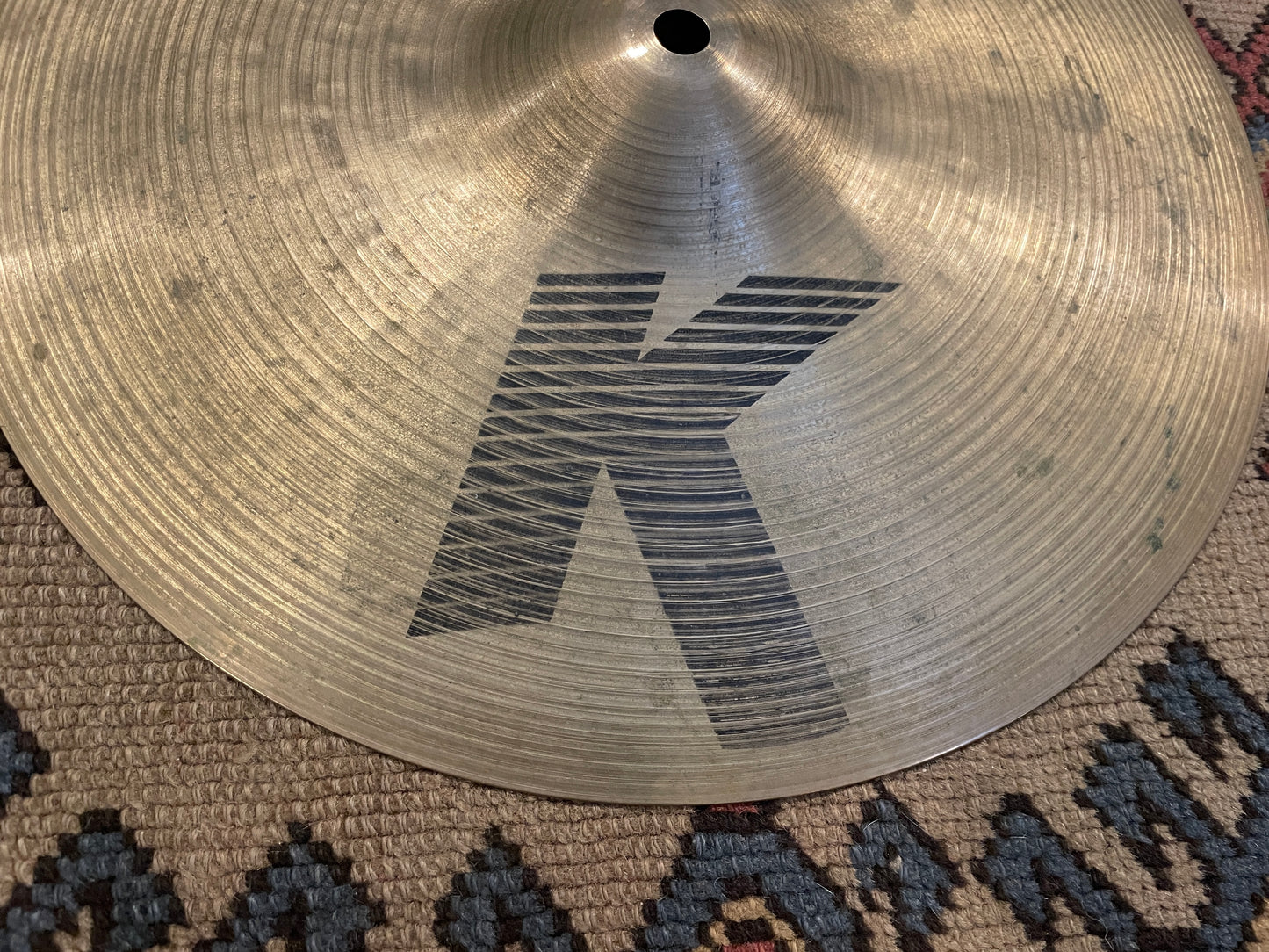 13" Zildjian K Hi-Hat Top Cymbal Single IAK 800g