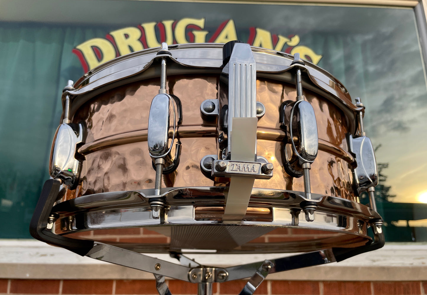 Tama 5.5x14 Hammered Bronze Snare Drum