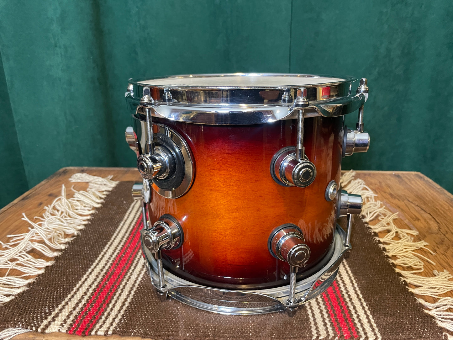 DW Design Series 7x8 Tom Drum Tobacco Burst Drum Workshop