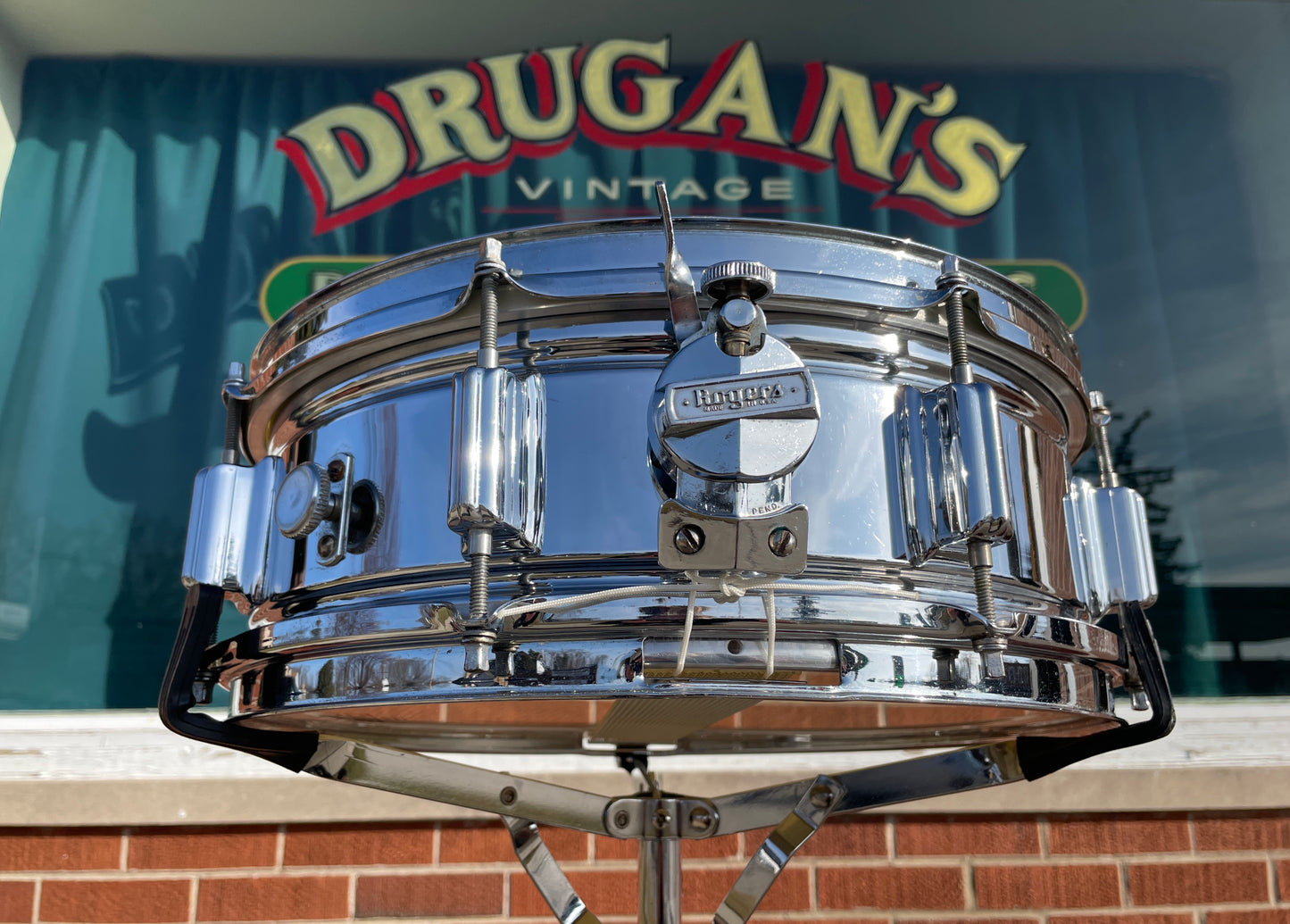 1960s Rogers 5x14 Powertone Snare Drum Cleveland Era COB