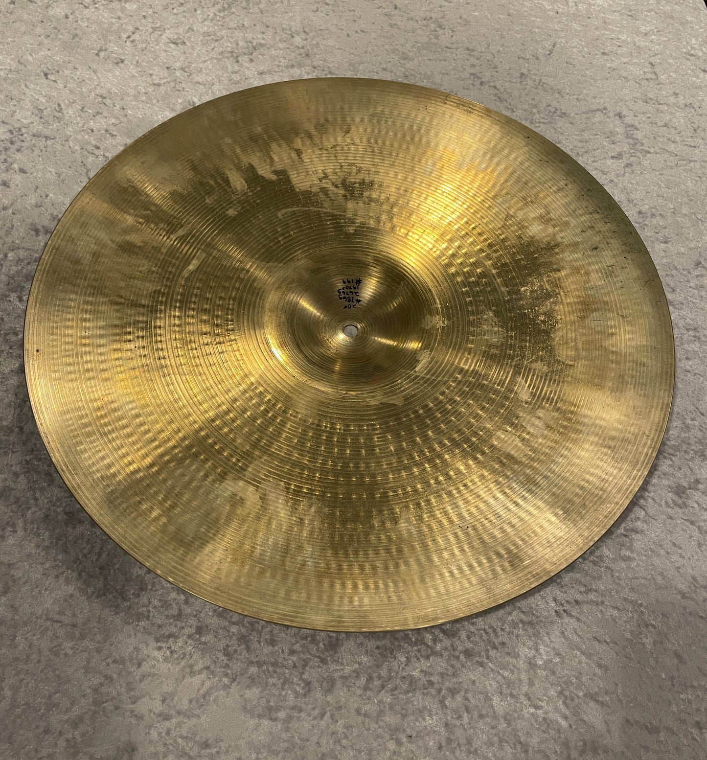 20" Zildjian A 1970s Ride Cymbal 2676g #786