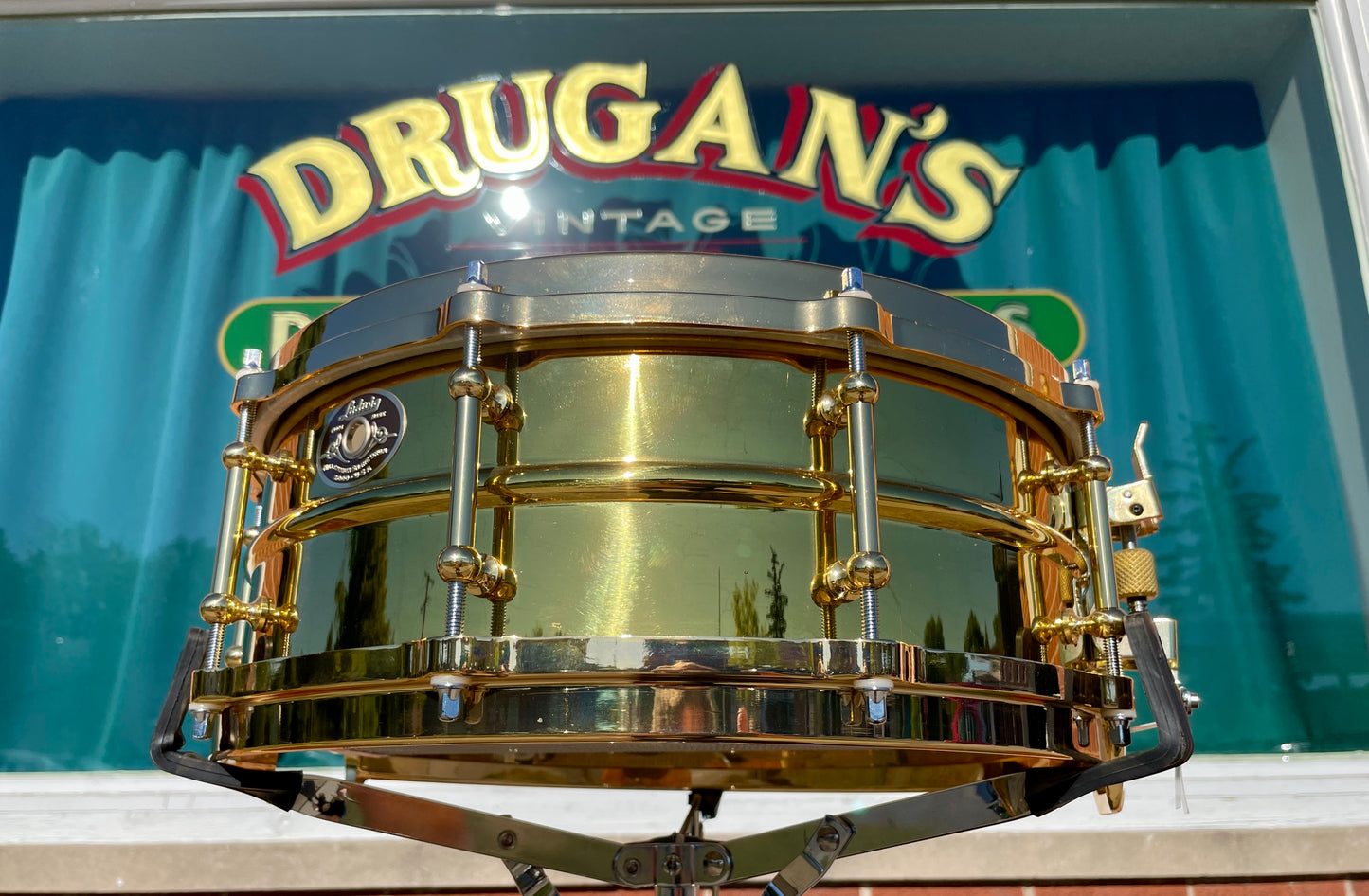 2000 Ludwig 5x14 Limited Edition Brass Millennium Snare Drum #36 of 100