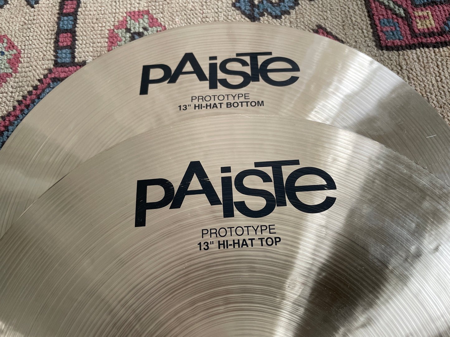 13" Paiste T20 Prototype Hi-Hat Cymbal Pair 846g/1088g