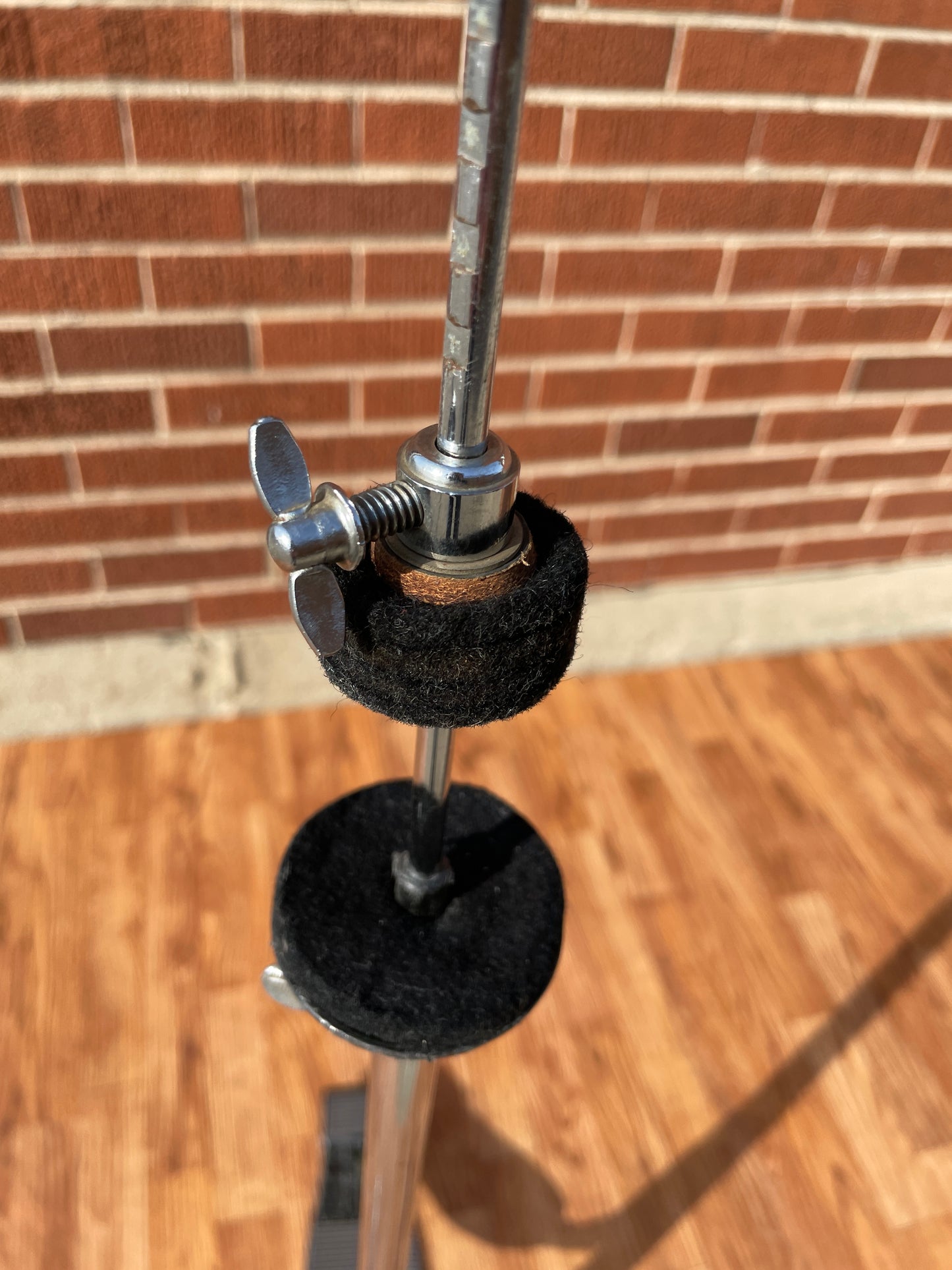 Vintage 1970s Premier Lokfast Flush Base Hi-Hat Stand Flat Base