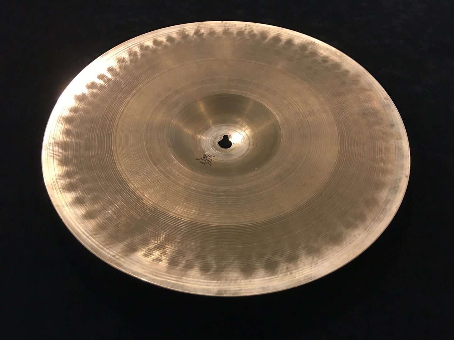 12" Zildjian A 1st / 2nd / Pre-Trans Stamp Crash / Splash Cymbal 434g #672