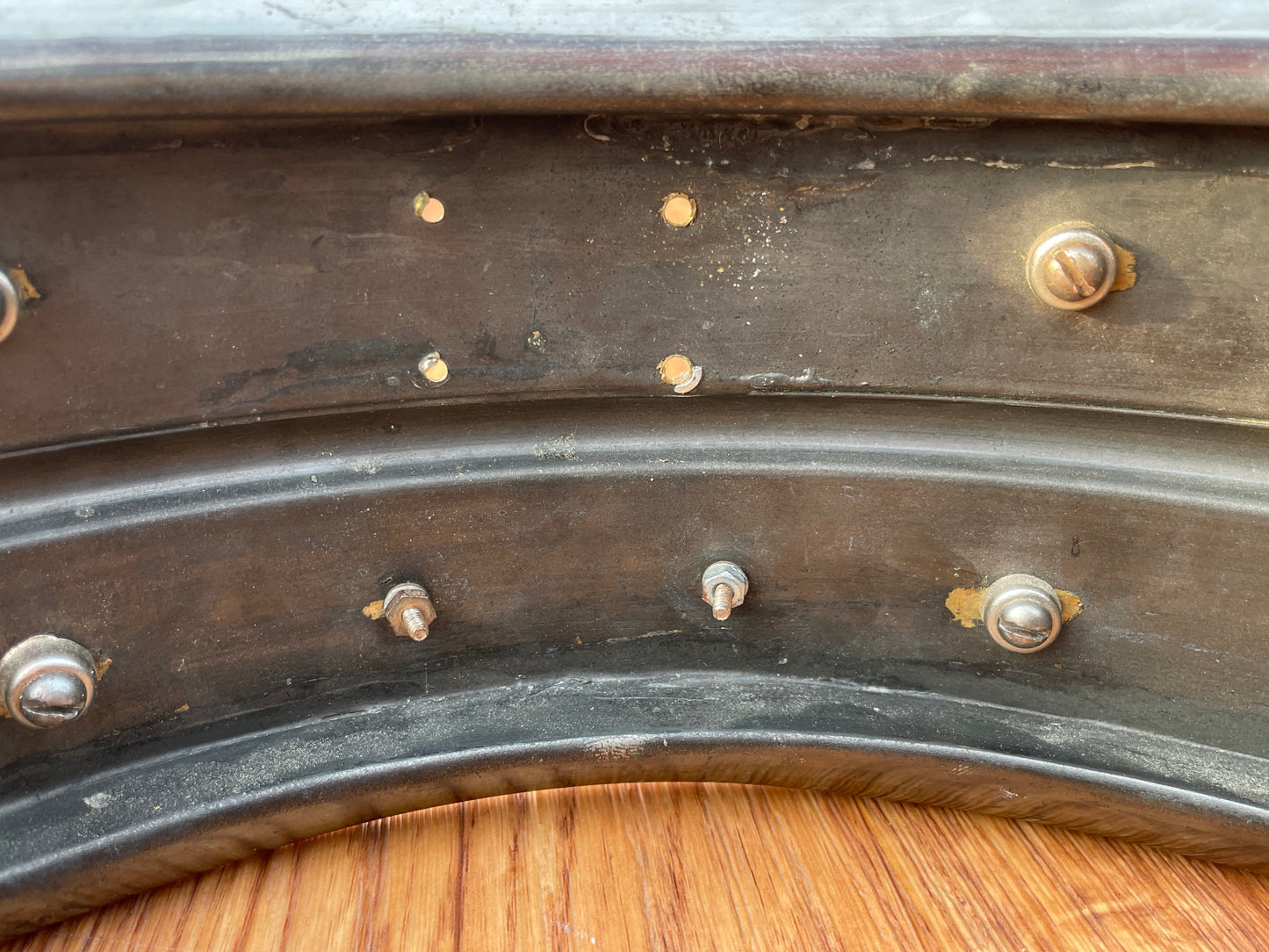 Vintage 1920s Ludwig 5x14 Scroll Engraved Black Beauty Snare Drum w/ Wm. F. Ludwig II Signature