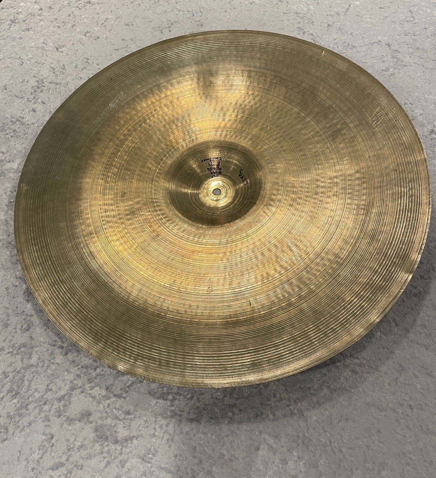 22" Zildjian A 1954-56 Large Stamp Ride Cymbal 2540g #794