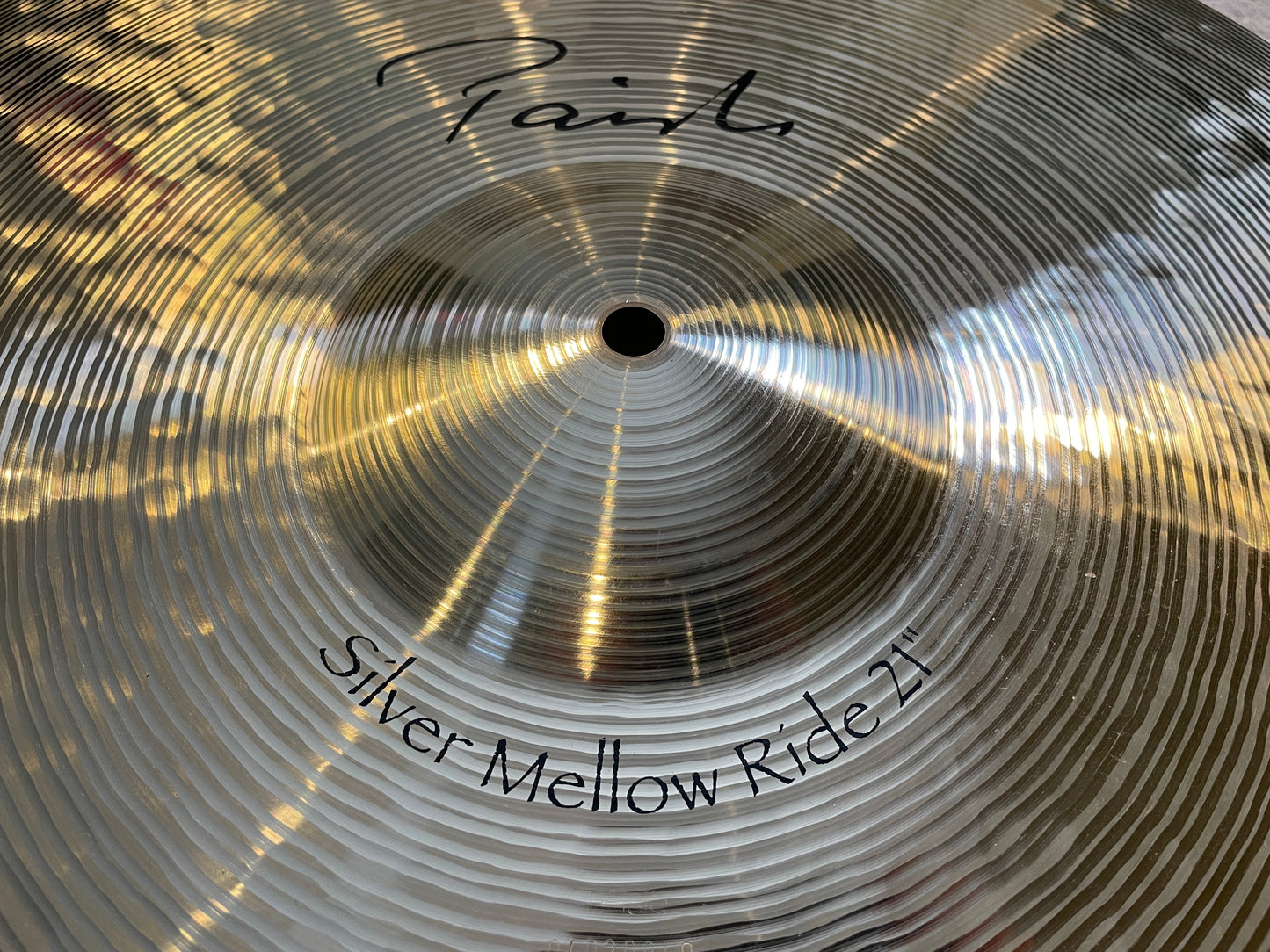 21" Paiste Silver Mellow Ride Cymbal 2558g
