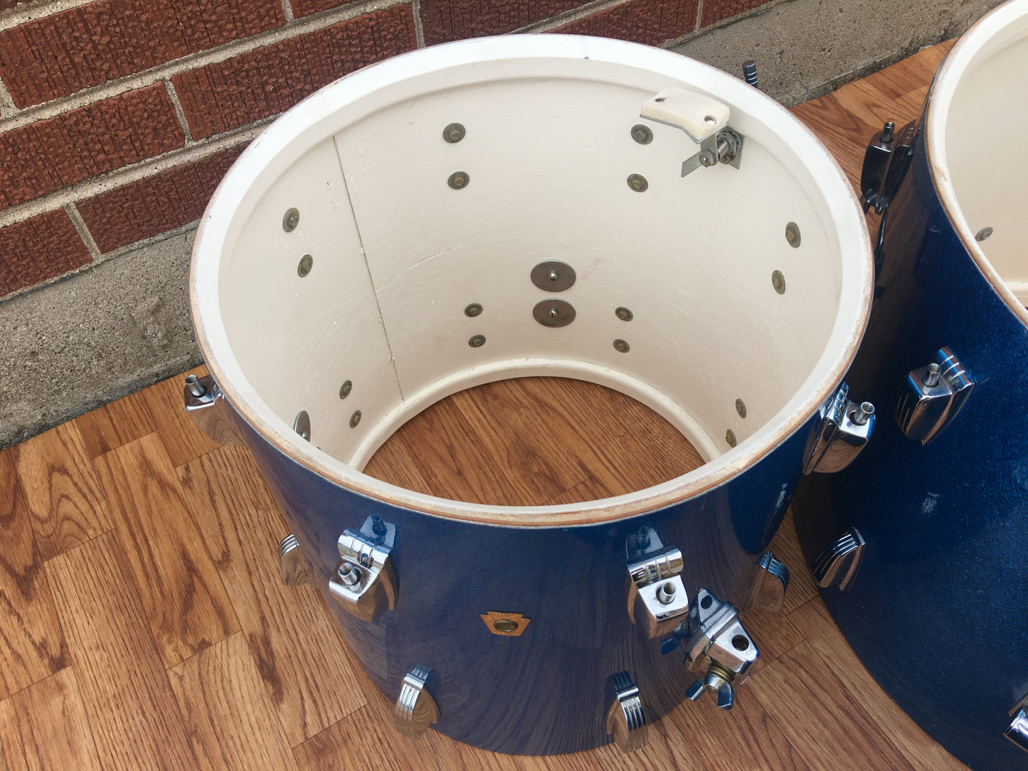 1965 Ludwig Down Beat Drum Set - Blue Sparkle 20/12/14