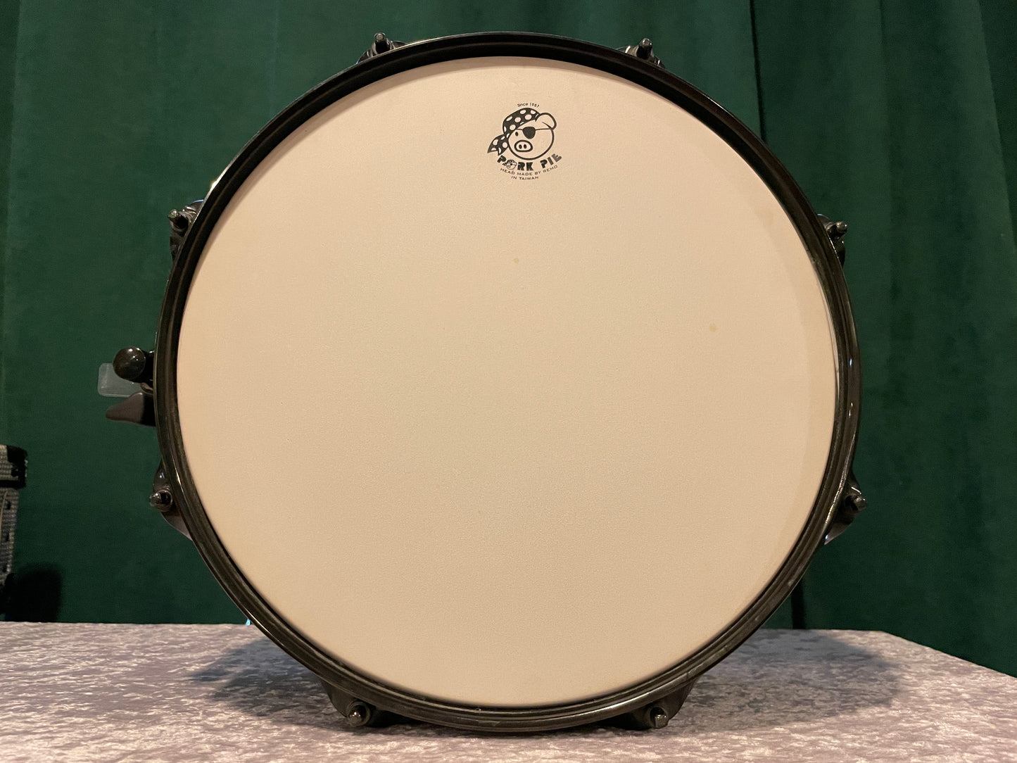 Pork Pie 5x12 Little Squealer Snare Drum Black / Black