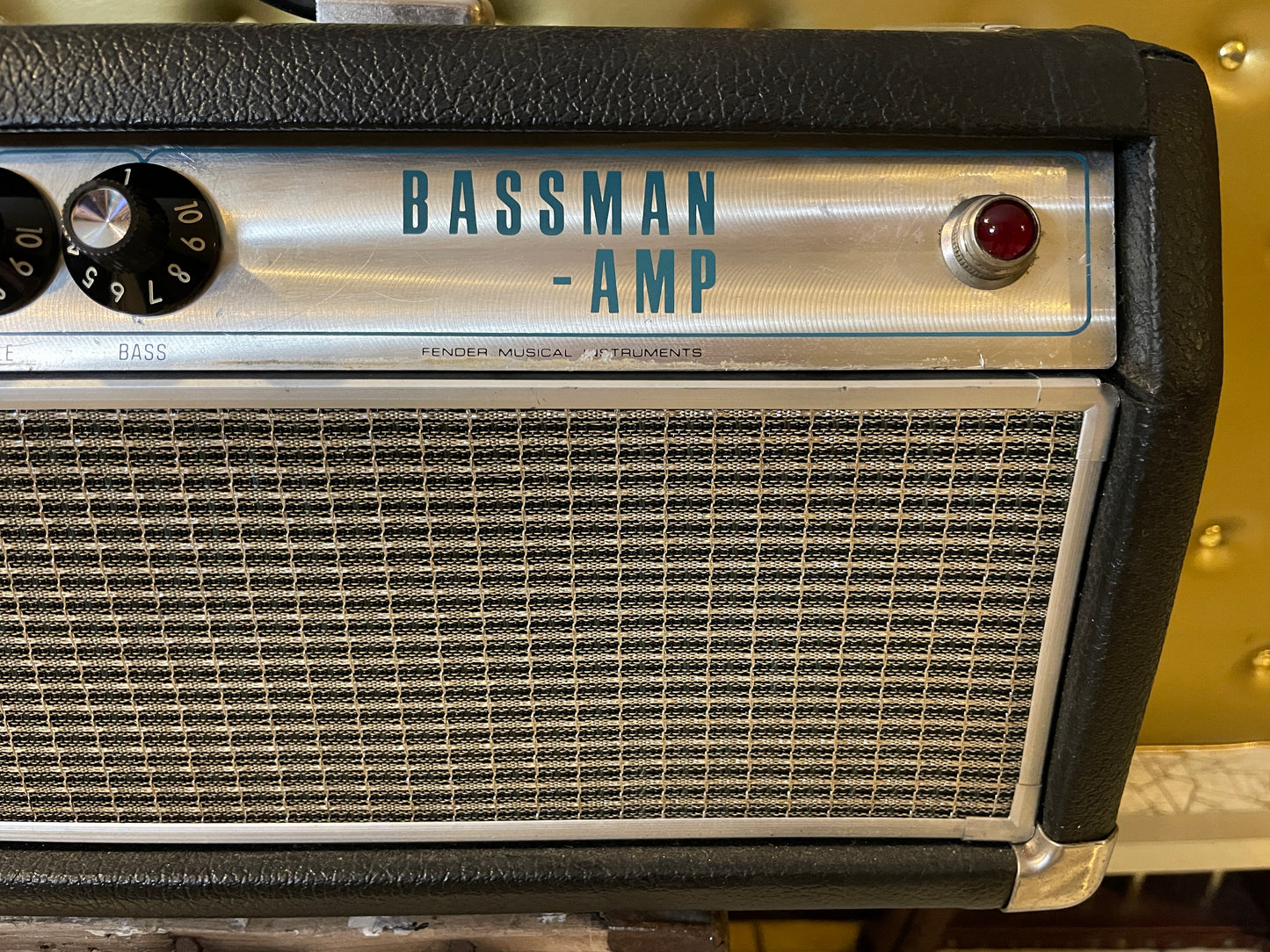 1969 Fender Silverface Bassman Amplifier Head AC568