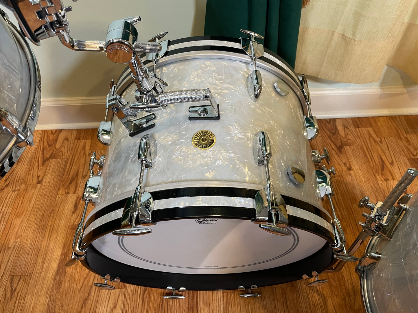 Gretsch USA Custom Bop Set White "60's Marine Pearl" 12x18/8x12/14x14