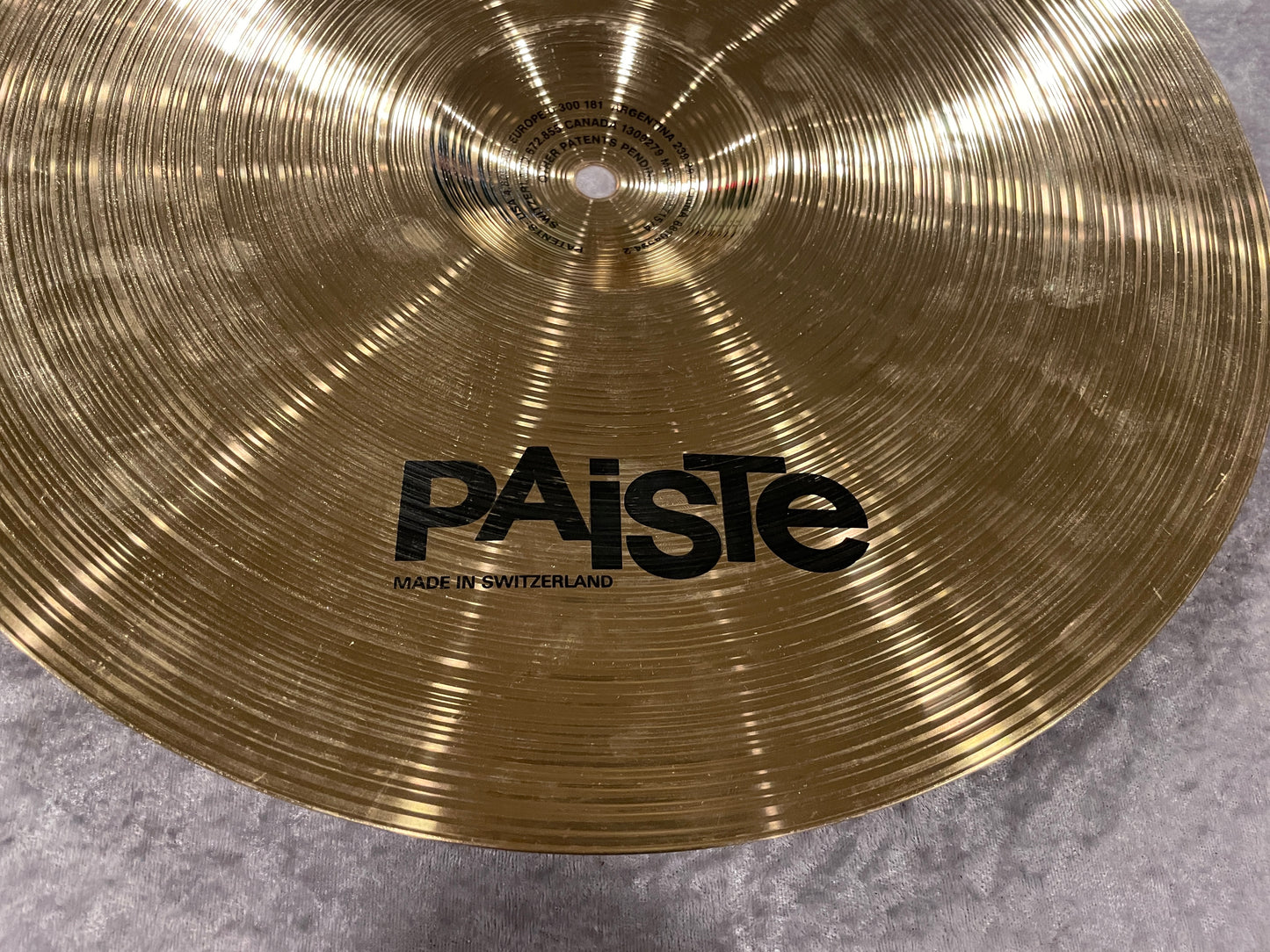15" Paiste Sound Formula Thin Crash Cymbal 872g
