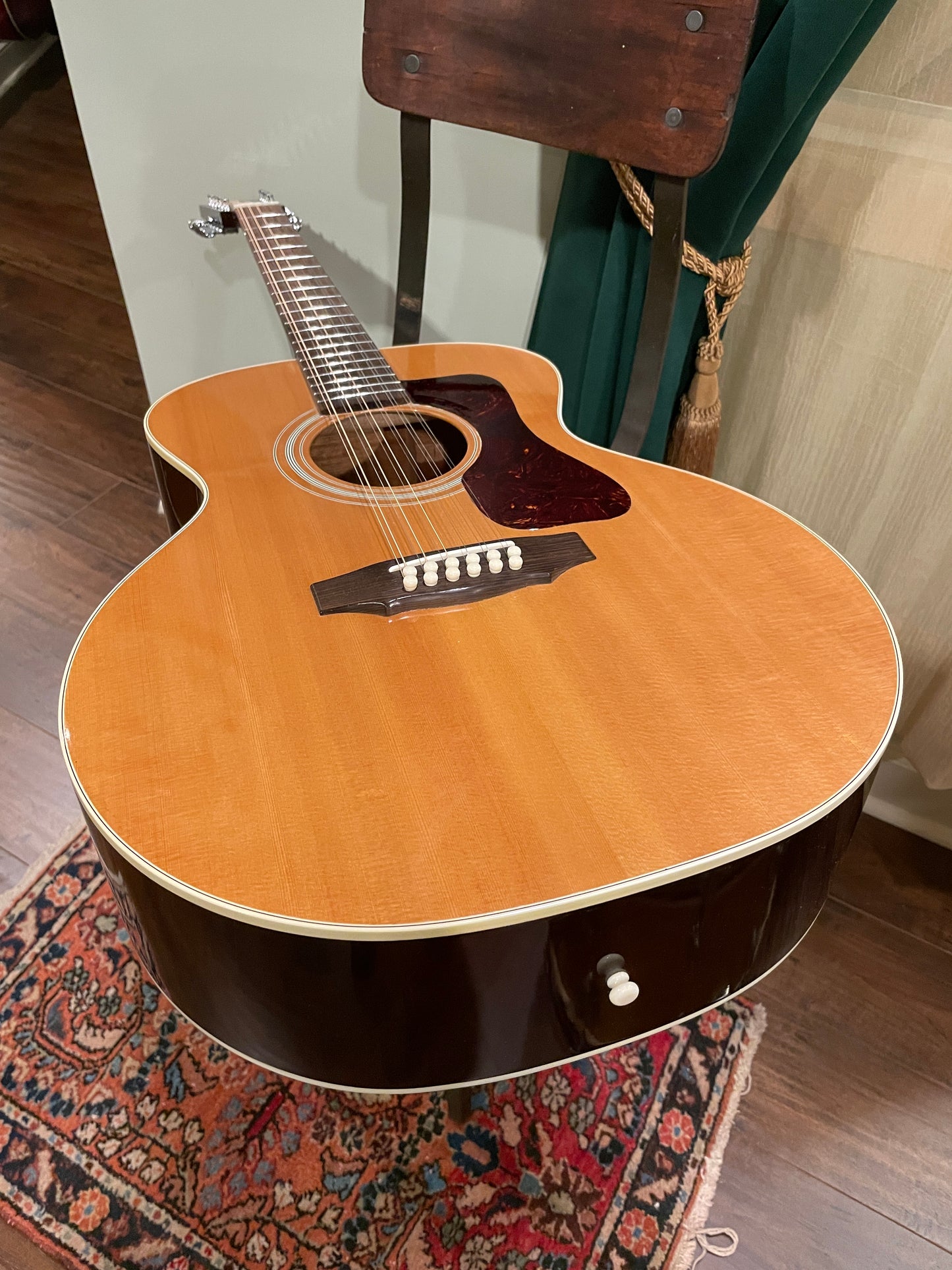 1973 Guild F212 12-String Acoustic Guitar Natural w/ OHSC