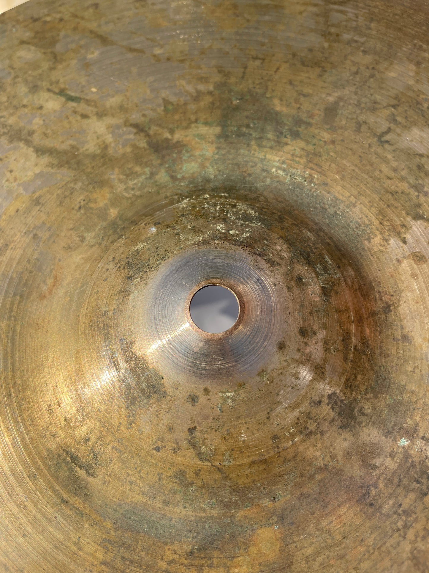 14" Zildjian A 1957-59 Small Stamp Hi-Hat Cymbal Pair 774g/788g #806