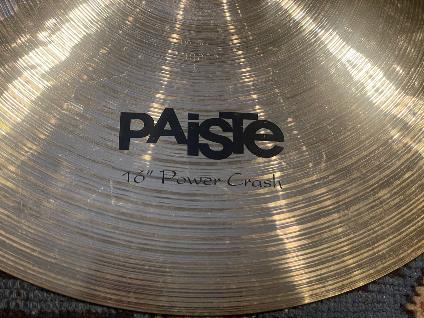 16" Paiste Sound Formula Power Crash Cymbal 1192g