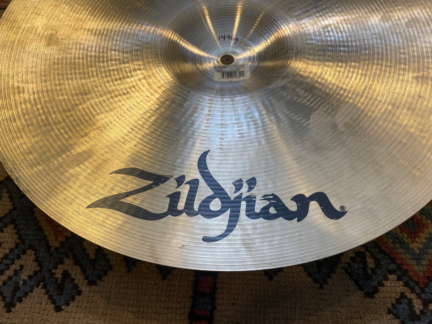 18" Zildjian A Medium Thin Crash Cymbal 1496g A0232