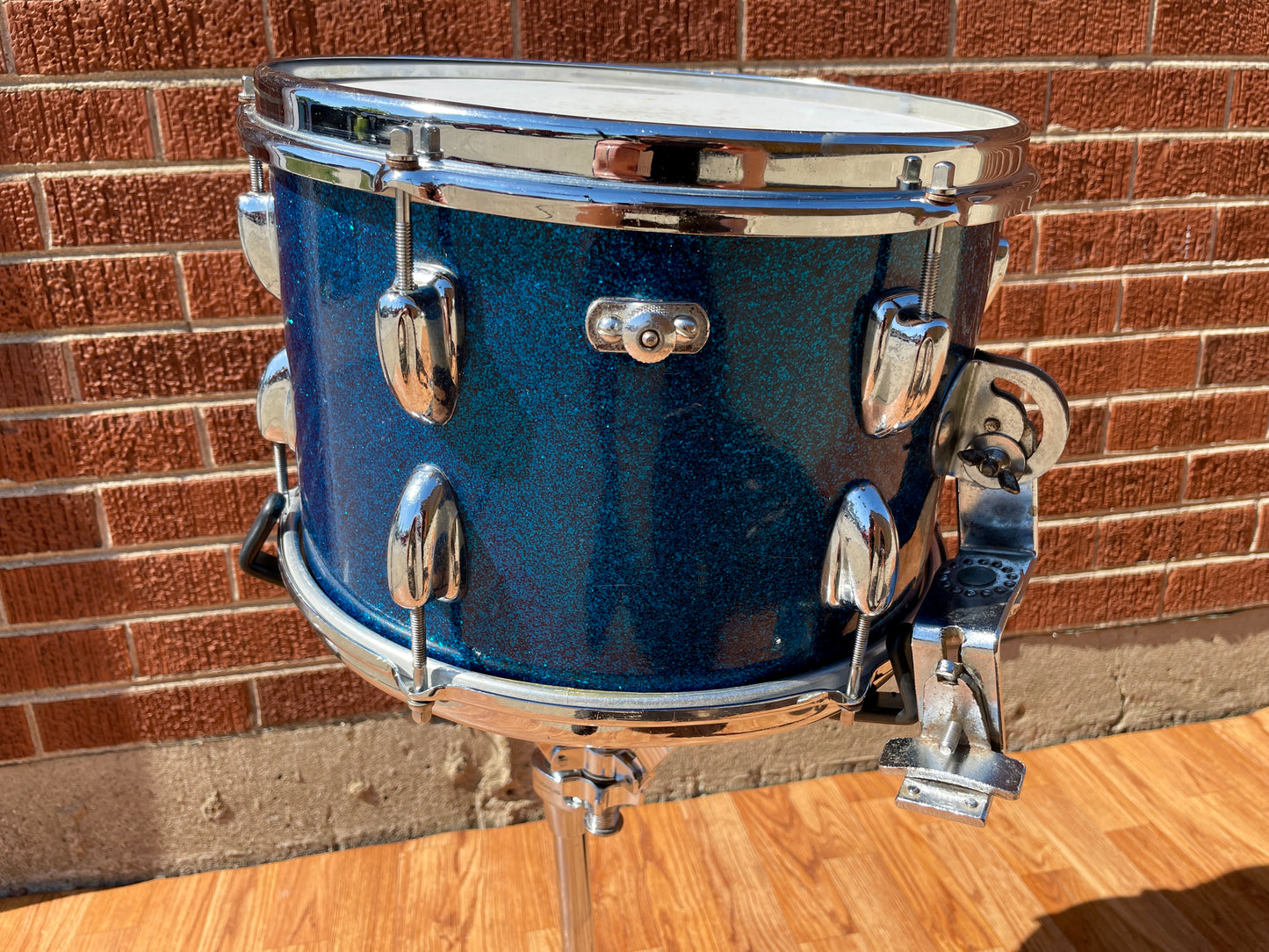 1956-59 Slingerland 2-N Jobbing Outfit Drum Set Blue Sparkle 20/12