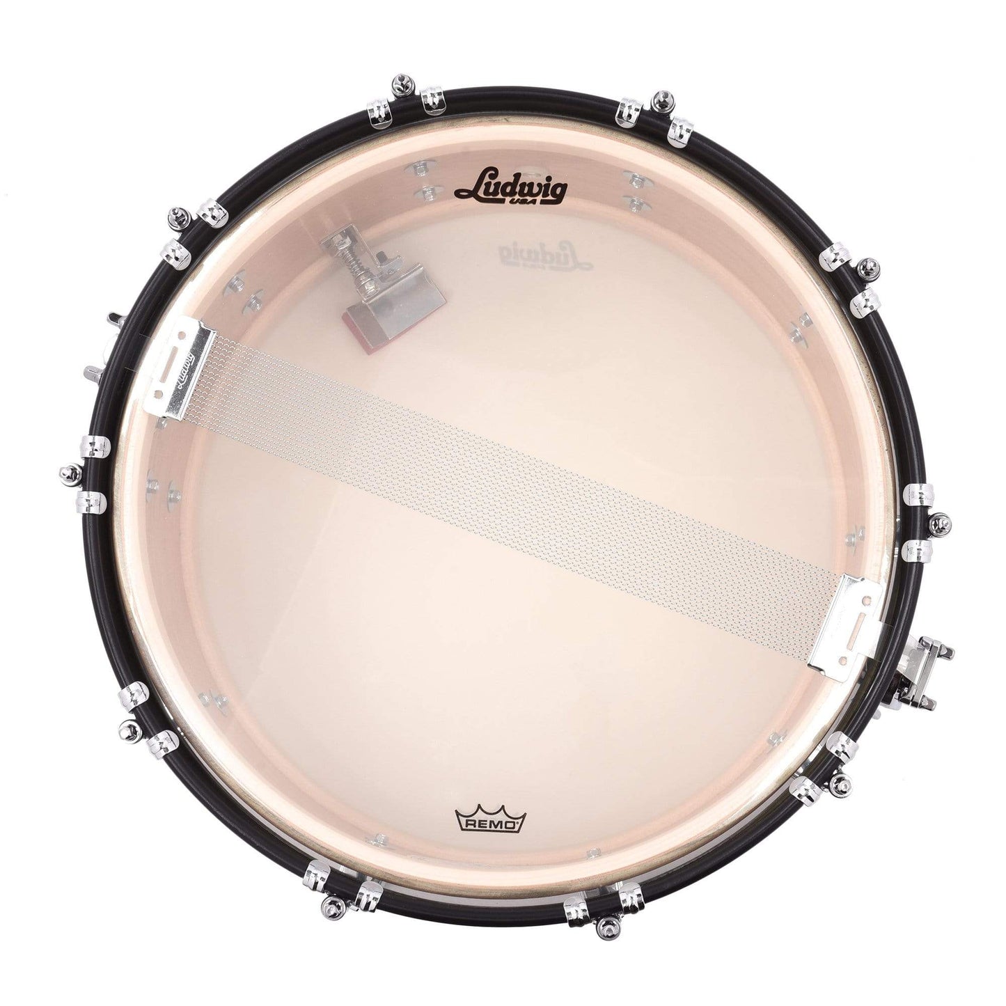Ludwig 6.5x14 Legacy Mahogany Black Cat Snare Drum Vintage Select Series
