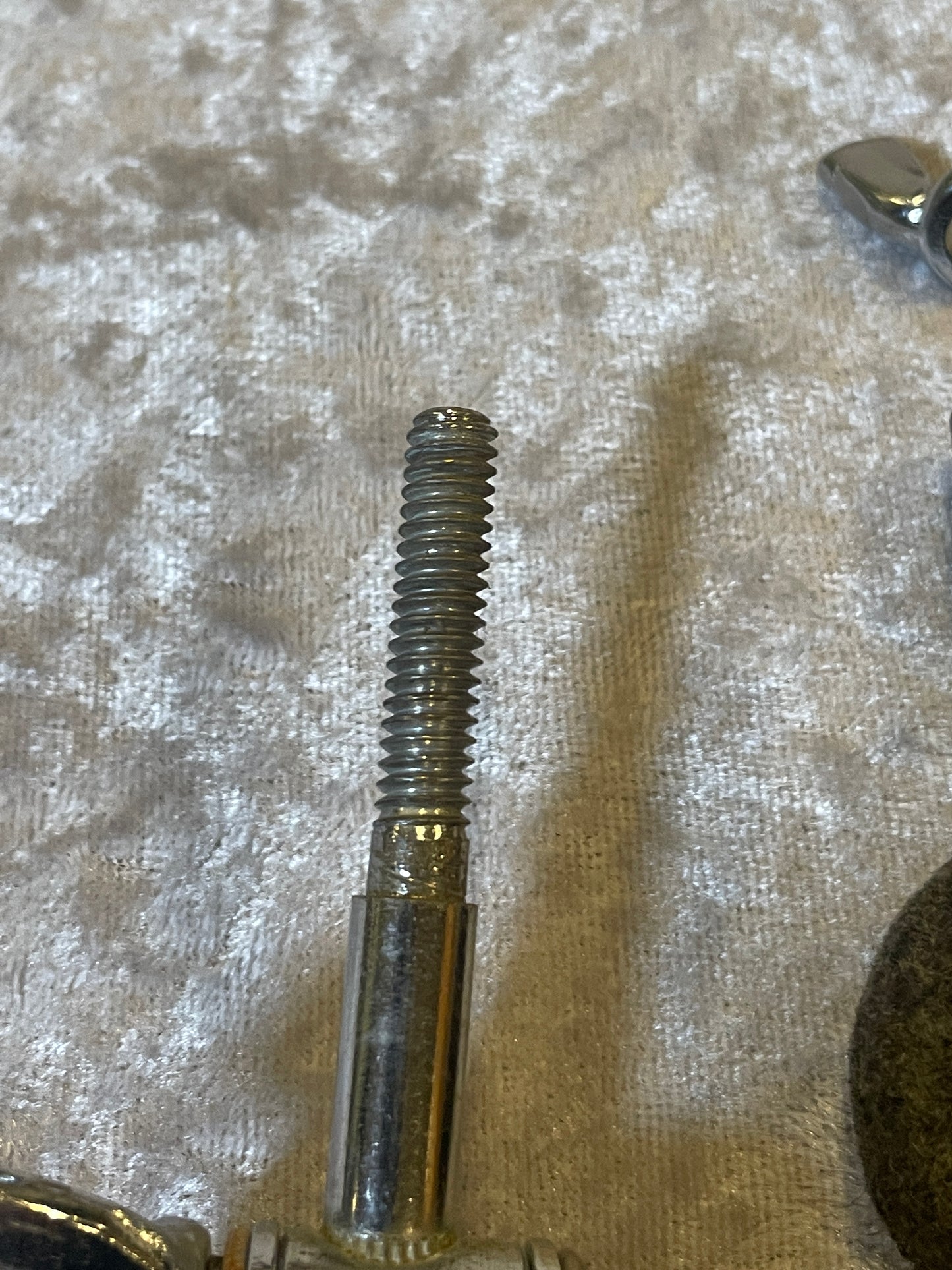 Vintage W.F.L. Ludwig 1950s Adjustable L-Arm Cymbal Holder Chrome