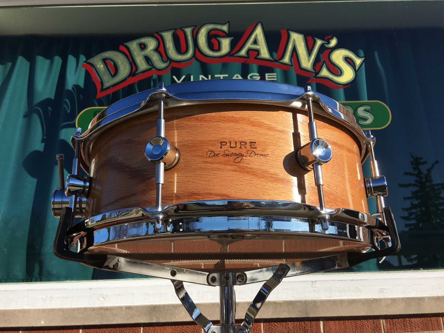 Doc Sweeney 5.5x14 Pure Shell Snare Drum Oak