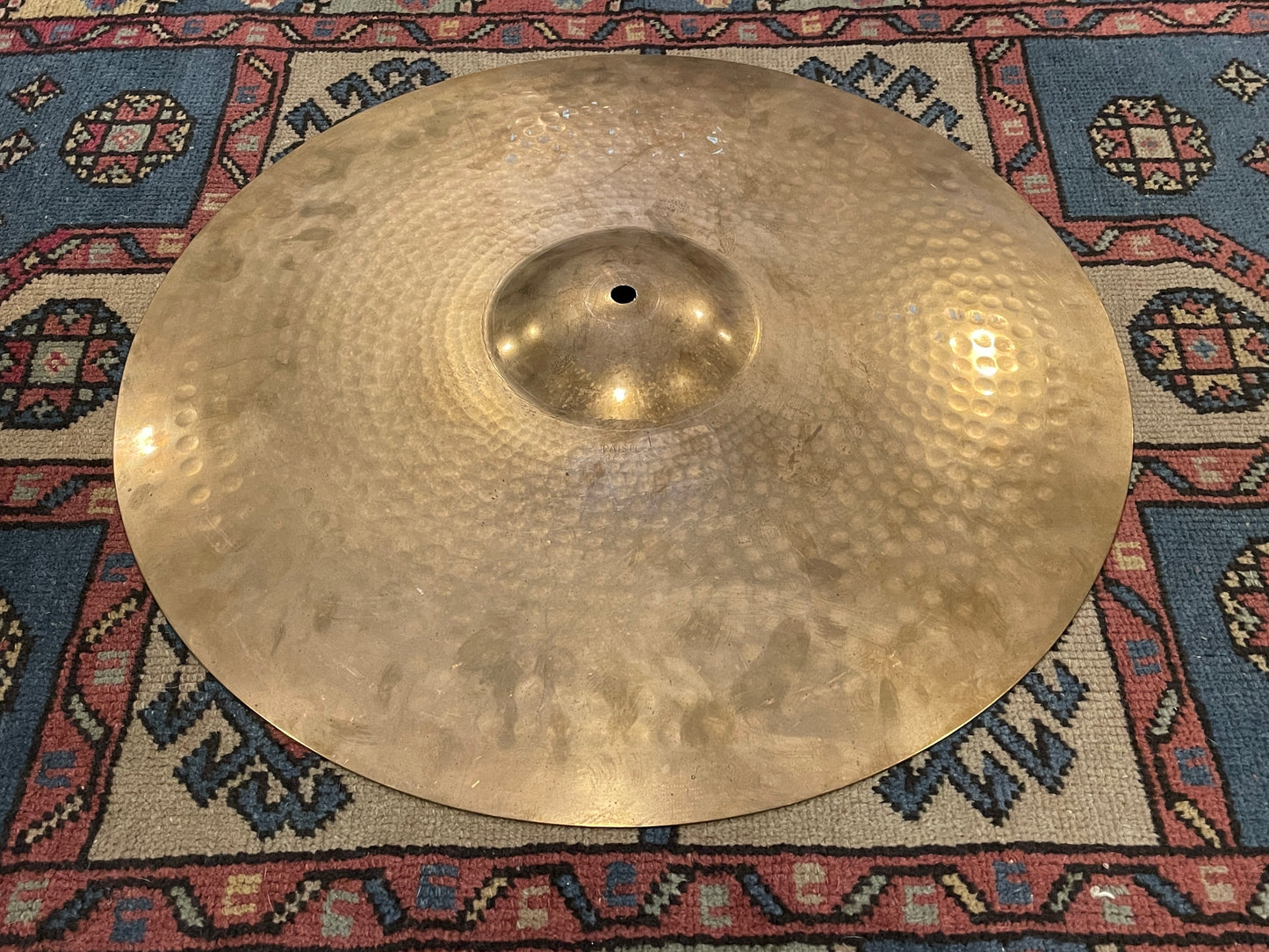 Vintage 21" Paiste 1983 Rude Ride / Crash Cymbal 2854g *Video Demo*