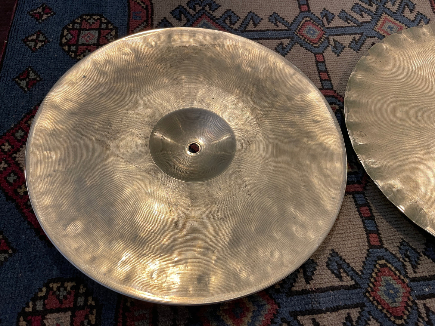 14" Paiste 1978 Sound Creation Sound Edge Hi-Hat Cymbal Pair 1184g/1268g *Video Demo*