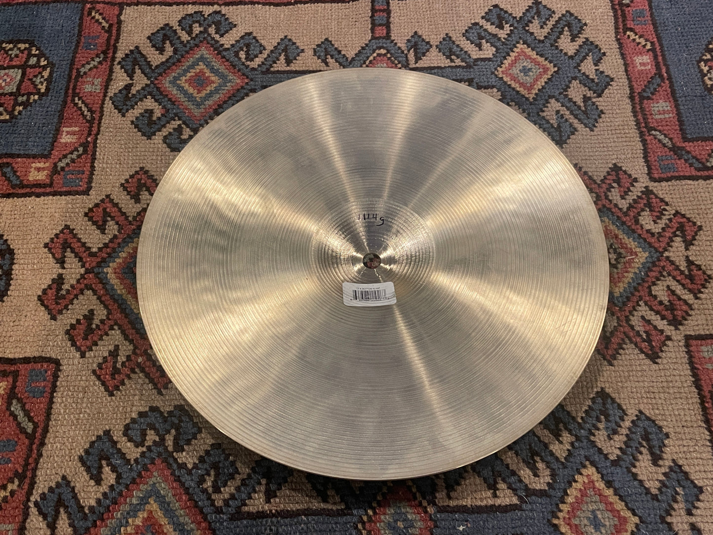13" Zildjian K Hi-Hat Bottom Cymbal Single 1114g