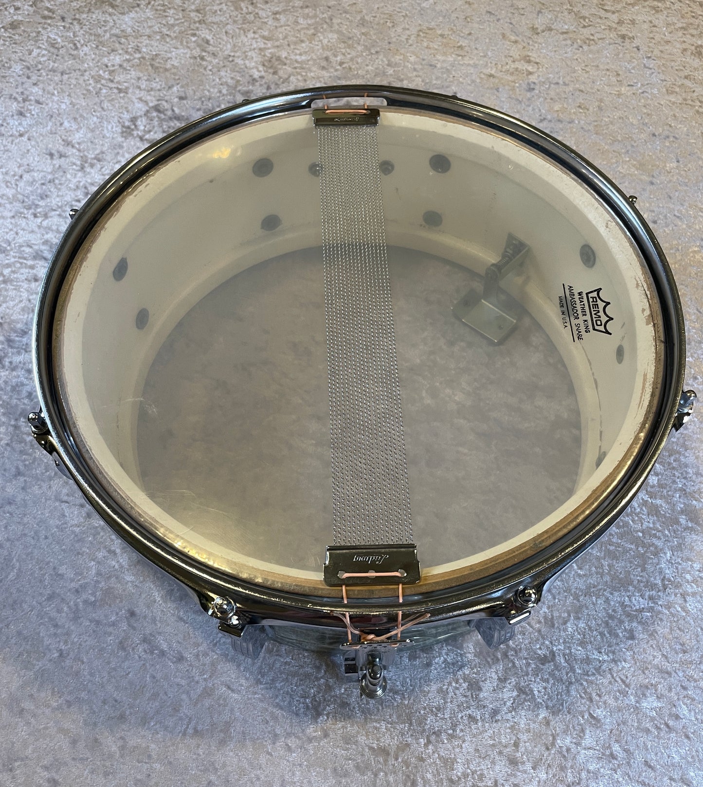 1967 Ludwig 5x14 Jazz Festival Snare Drum Sky Blue Pearl