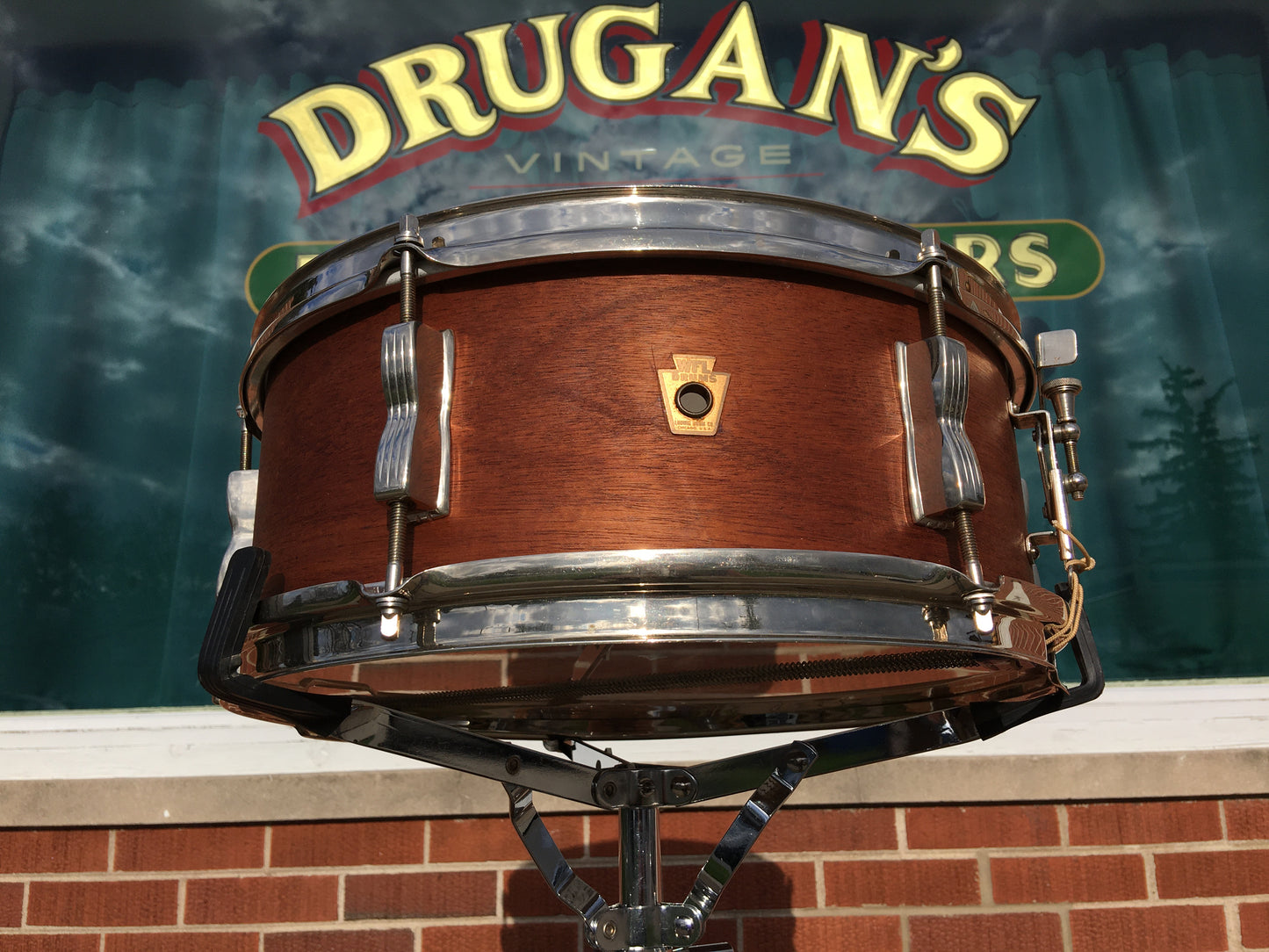 1950s WFL Ludwig 5.5x14 Model 491 Supreme Concert / Pioneer Snare Drum Refinished