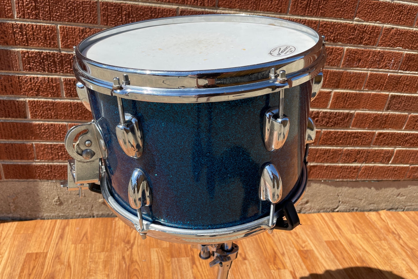 1956-59 Slingerland 2-N Jobbing Outfit Drum Set Blue Sparkle 20/12