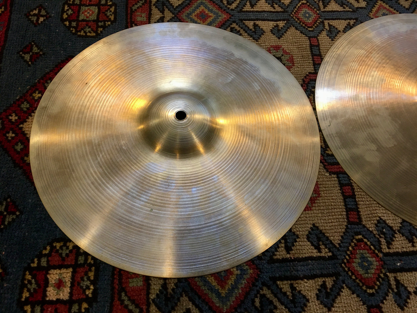 14" Zildjian A 1950s Hi-Hat Cymbal Set 756g/842g #659