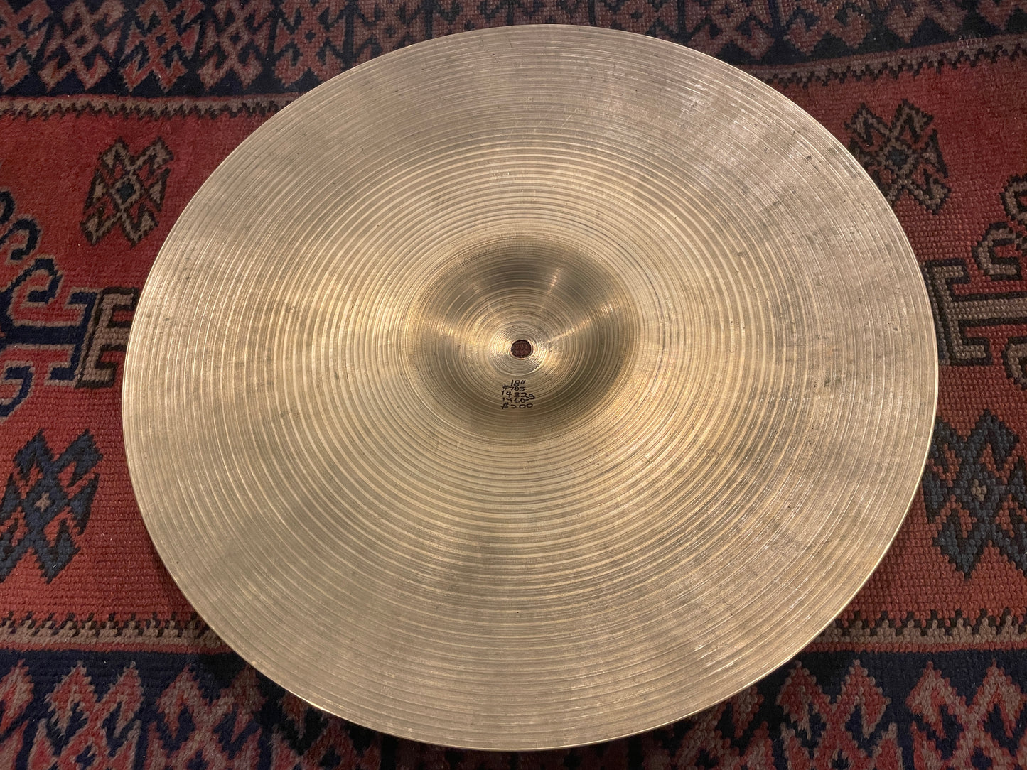 18" Zildjian A 1960s Crash / Ride Cymbal 1432g #703