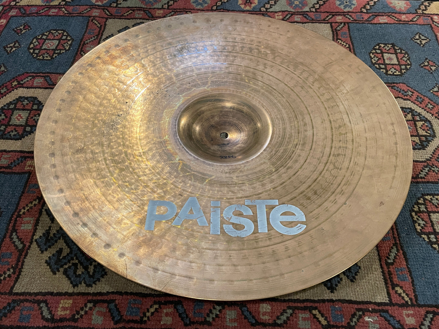 Vintage 21" Paiste 1983 Rude Ride / Crash Cymbal 2854g *Video Demo*