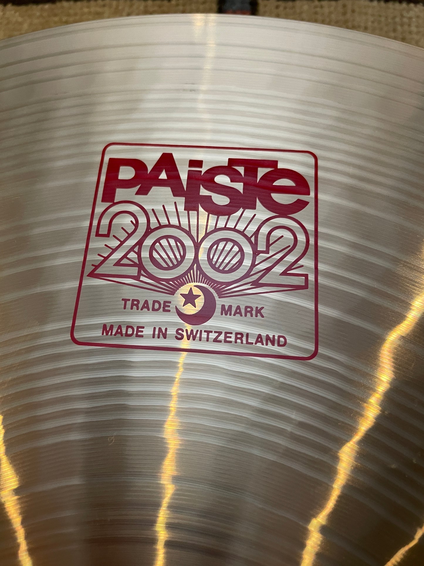 16" Paiste 2002 Crash Cymbal 1106g