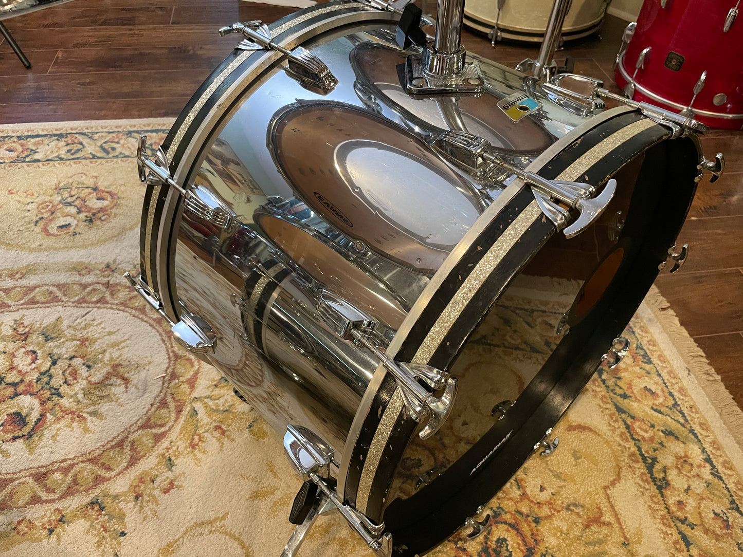 1979-80 Ludwig 9pc. Drum Set Chrome Over Wood *Video Demo*