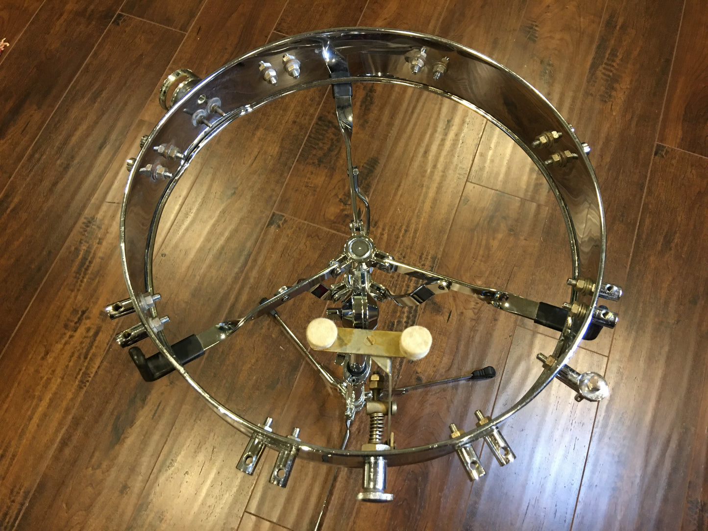 1960s Sonor 2.5x14 Model D420 Pancake Snare Drum Chrome