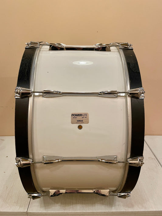 Yamaha 14x28 Power-Lite Marching Bass Drum White - MIJ