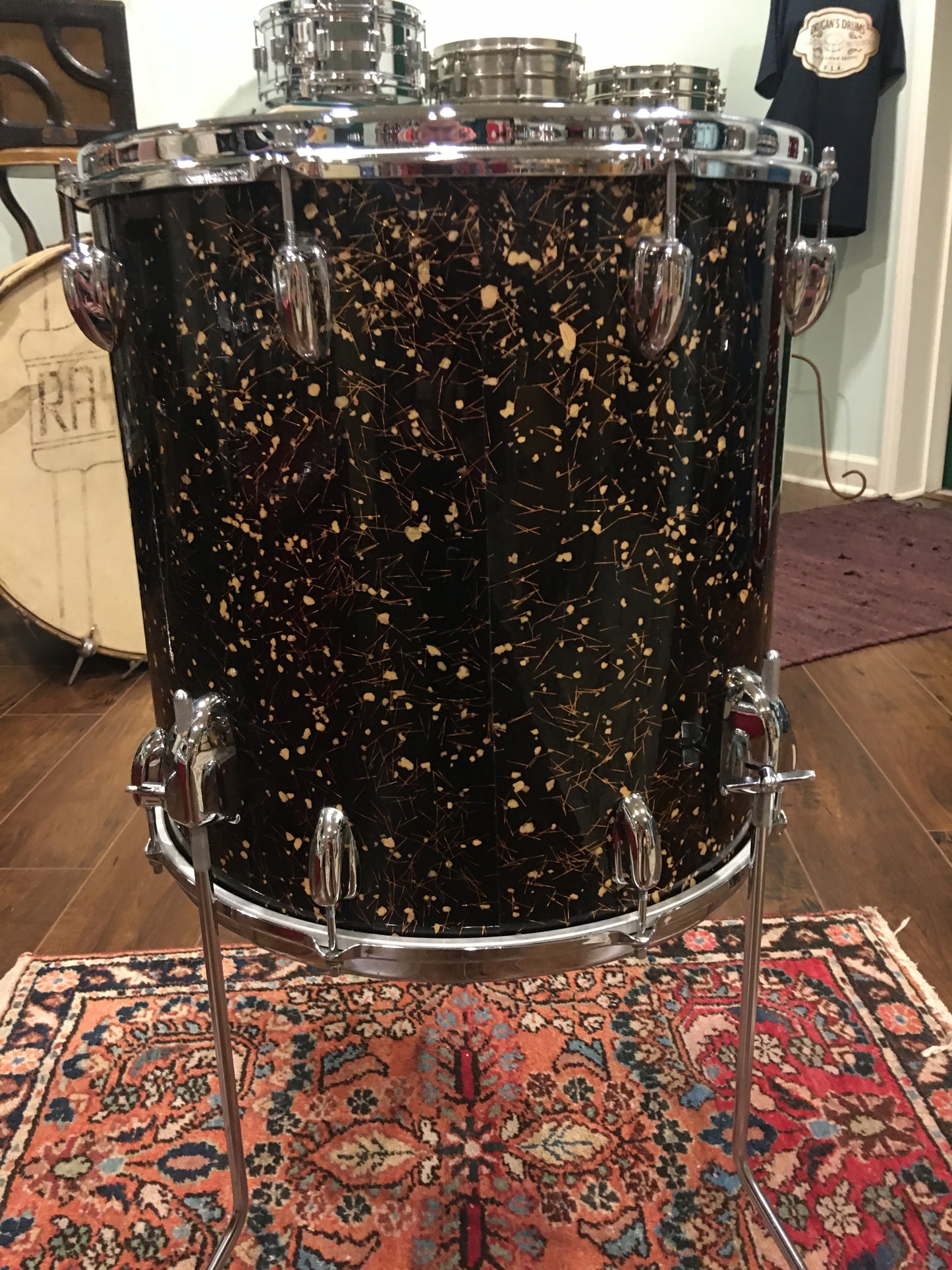 1960s Slingerland 16x16 Capri Pearl Floor Tom #2