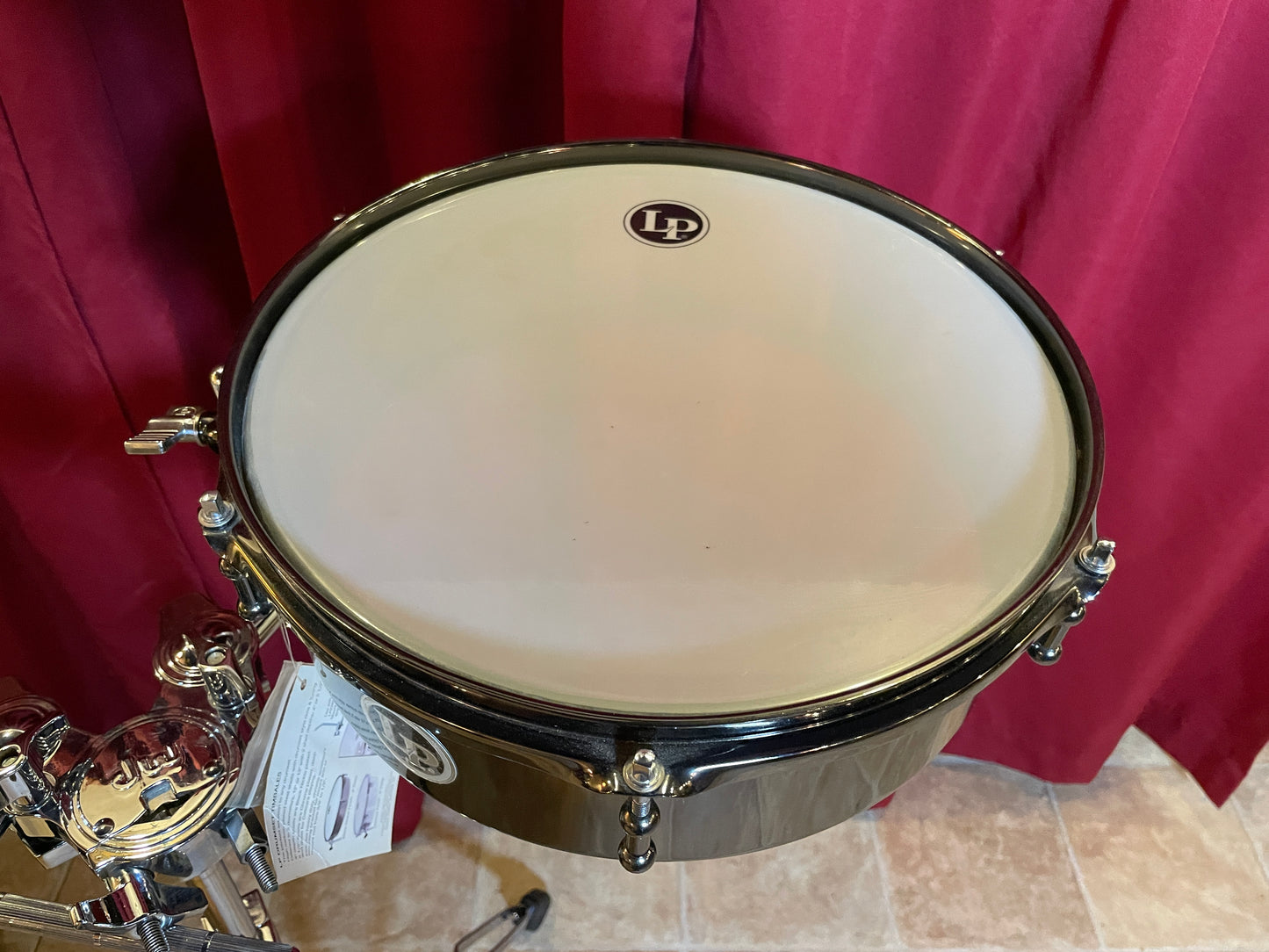 13" LP Drum Set Timbale Black Nickel LP813-BN