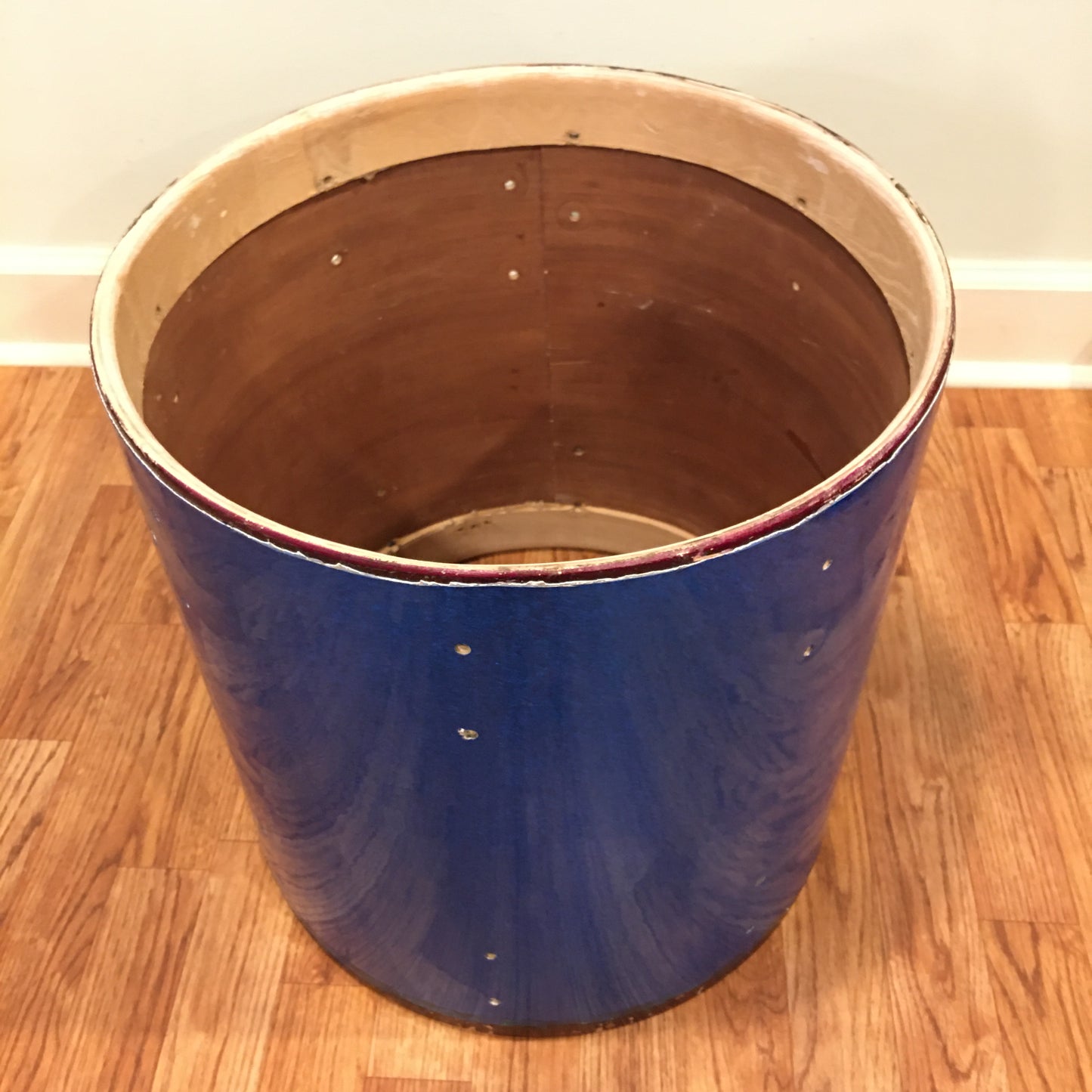 Vintage Slingerland 16x16 Radio King Floor Tom Blue Sparkle