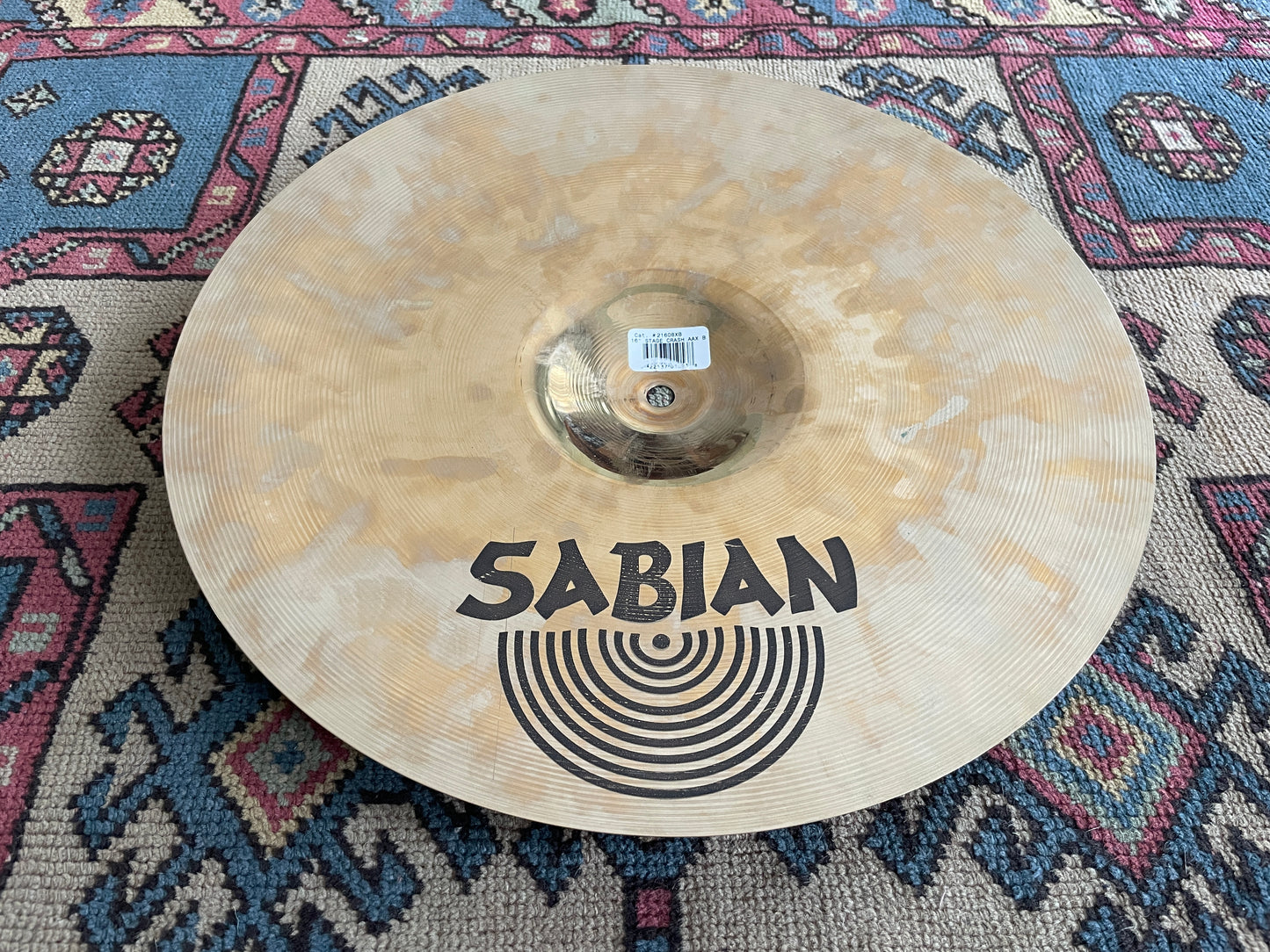 16" Sabian AAX Stage Crash Cymbal 1066g 21608XB