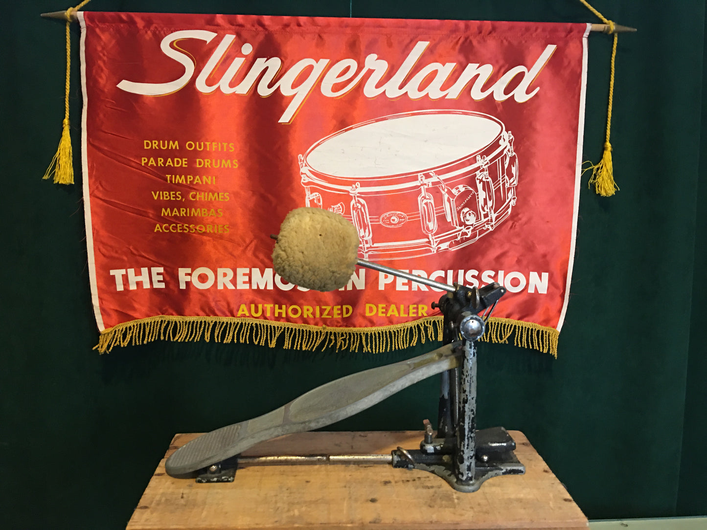 1928-1949 Slingerland Model #724 Speed Pedal Bass Drum Pedal Radio King