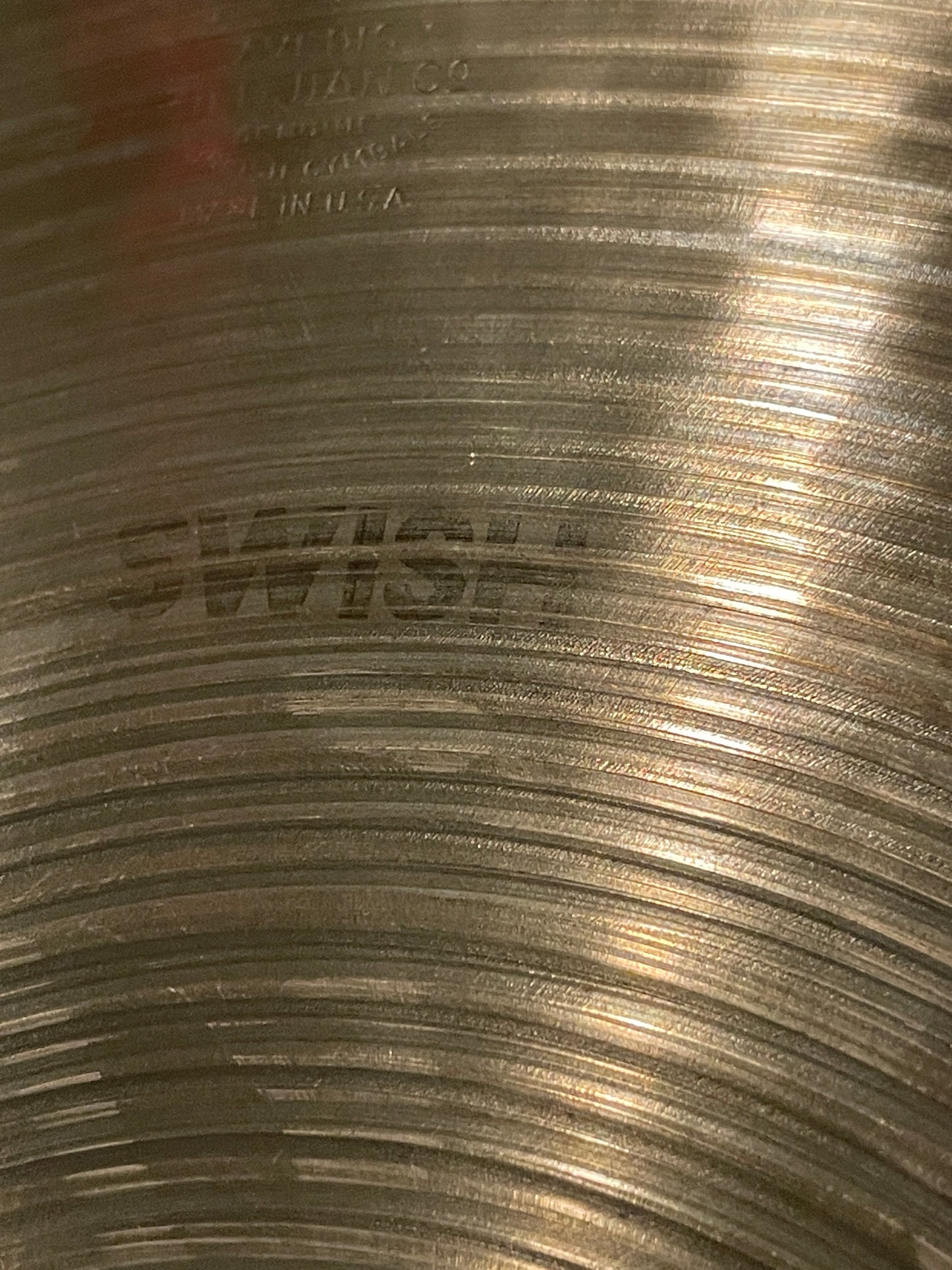 18" Zildjian A 1970s Swish China Cymbal 1432g *Video Demo*