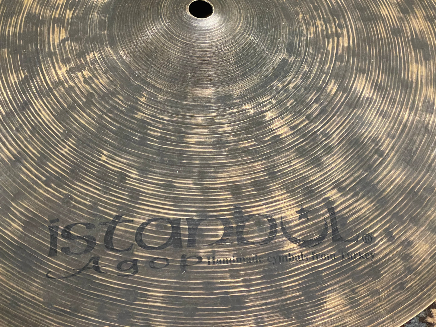15" Istanbul Agop OM Hi-Hat Cymbal Pair 998g/1120g